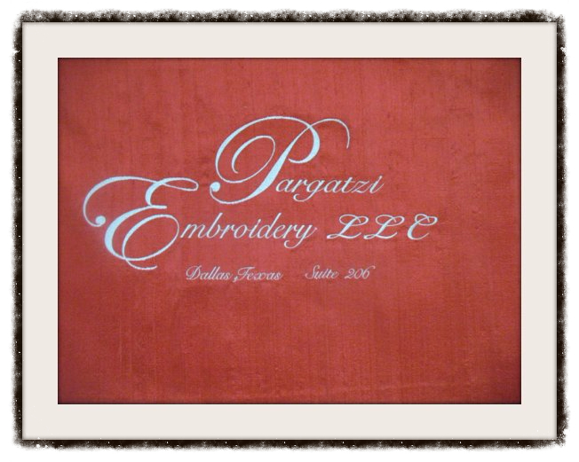Pargatzi Embroidery Monograms and Logo's